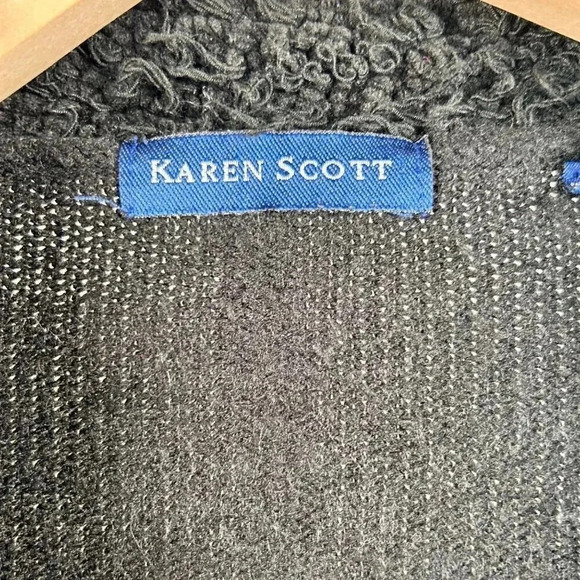 Karen Scott Size Small Christmas Sweater Snowman 3D Holiday - Picture 13 of 14